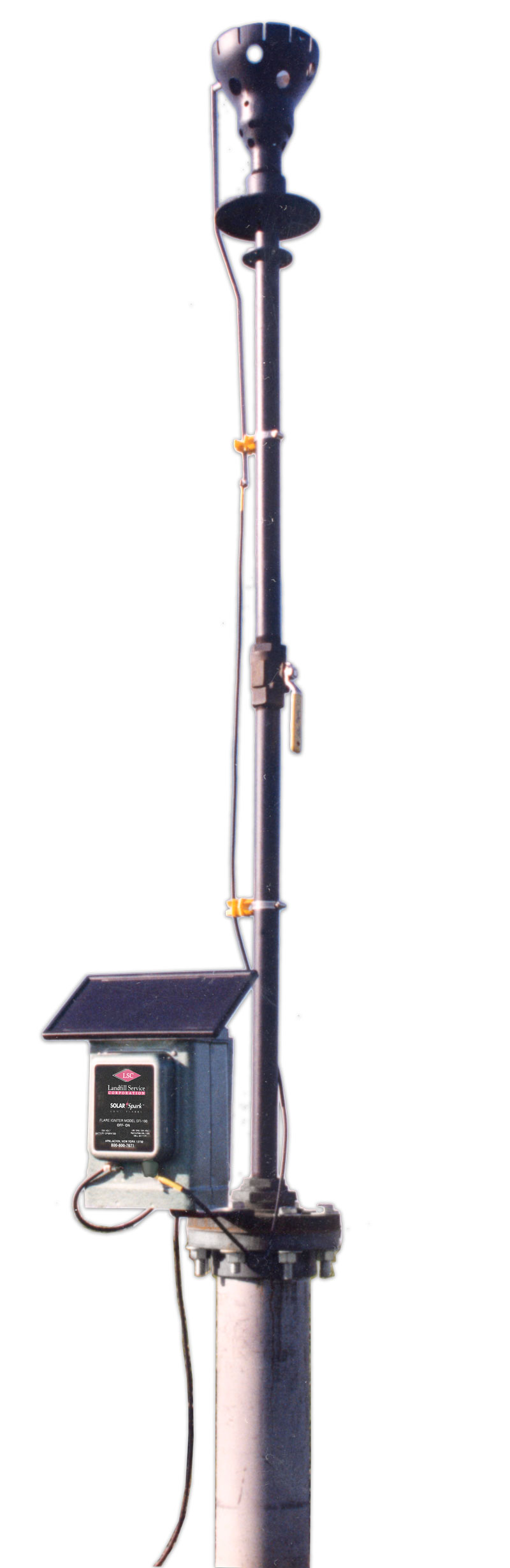 Candlestick Style Landfill Gas Flare